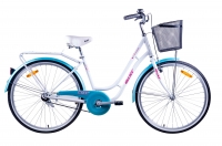 Велосипед городской Aist Avenue 1.0 (2019) бело-розовый