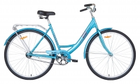 Велосипед городской с корзиной Aist City Classic 28-245, лазурный