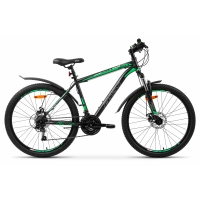 Велосипед горный MTB Аист Aist Quest Disc black / green