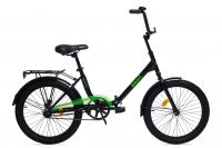 Велосипед складной Aist Smart 20 1.1 черно-зеленый